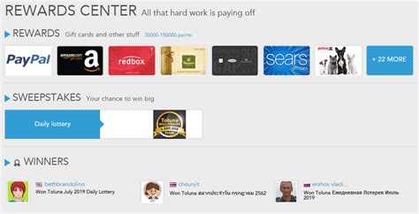 toluna rewards center.